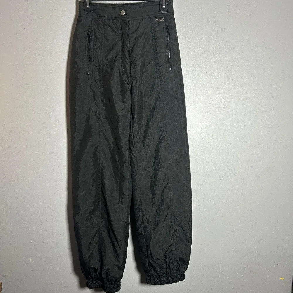 Edelweiss Black‎ Ski Snow Pants Waterproof Insulated Winter Warm Lined Pockets